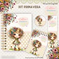 Arquivo Kit Primavera Menina Floral - Thumbnail 1