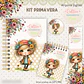 Arquivo Kit Primavera Menina Floral - Thumbnail 4