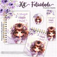 Arquivo Kit Felicidade Floral Lilás - Thumbnail 2