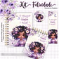 Arquivo Kit Felicidade Floral Lilás - Thumbnail 3