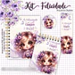 Arquivo Kit Felicidade Floral Lilás - Thumbnail 4