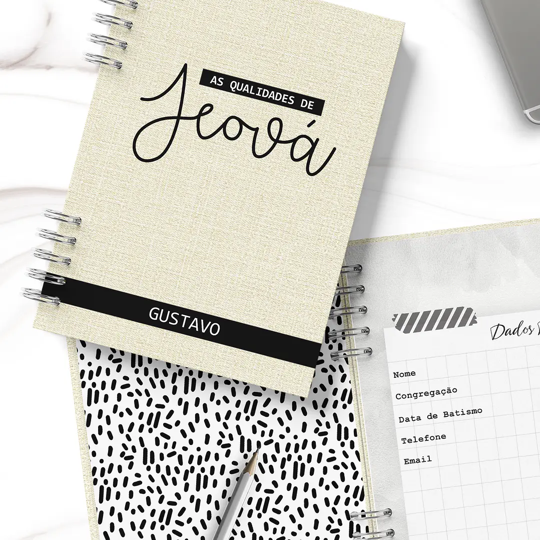 Arquivo Caderno Qualidades de Jeová Masculino 5
