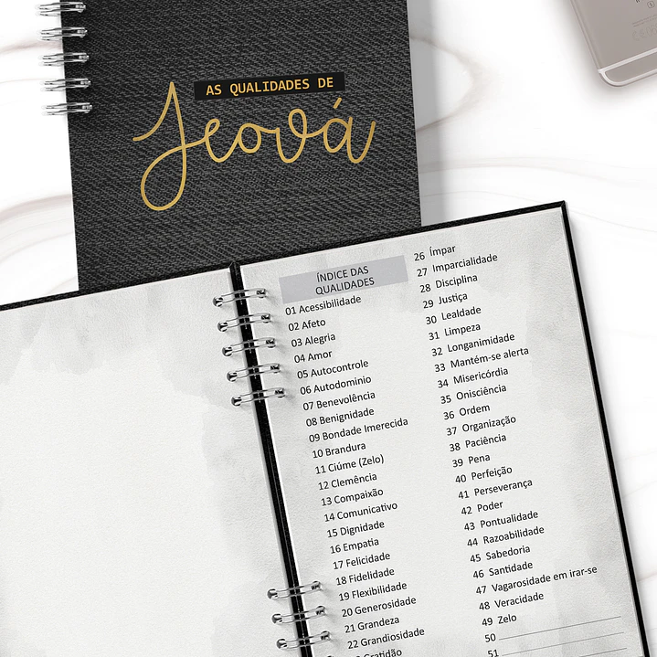 Arquivo Caderno Qualidades de Jeová Masculino 6