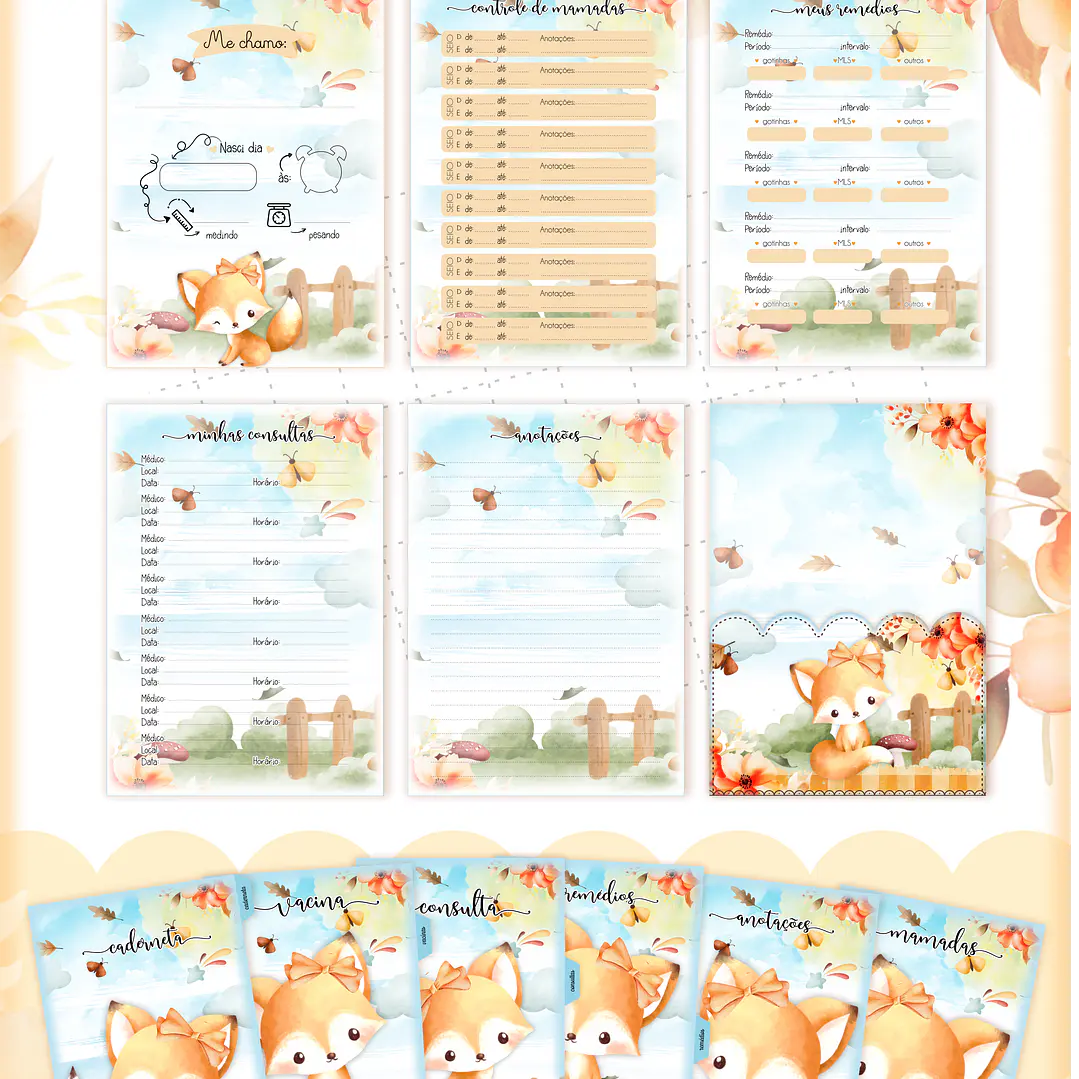 Aquivo Encadernação Baby Raposinha 4