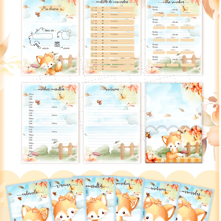 Aquivo Encadernação Baby Raposinha 4