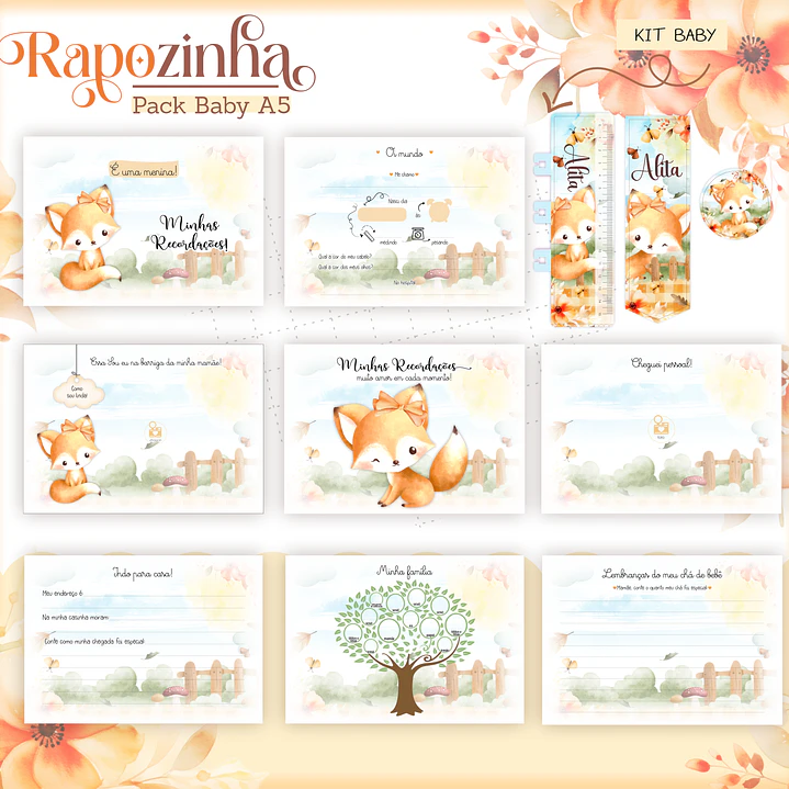 Aquivo Encadernação Baby Raposinha 5