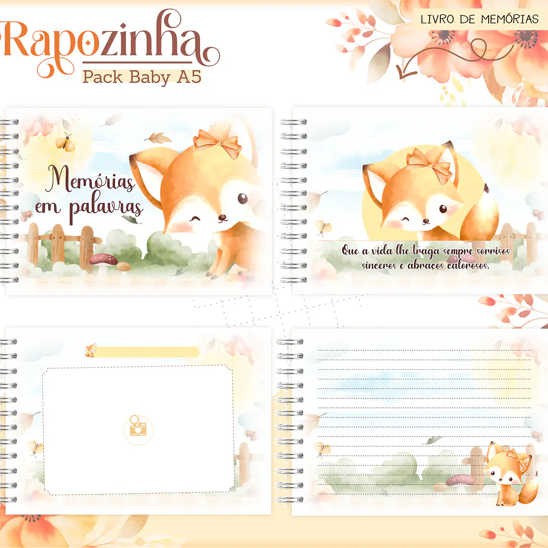 Aquivo Encadernação Baby Raposinha 35