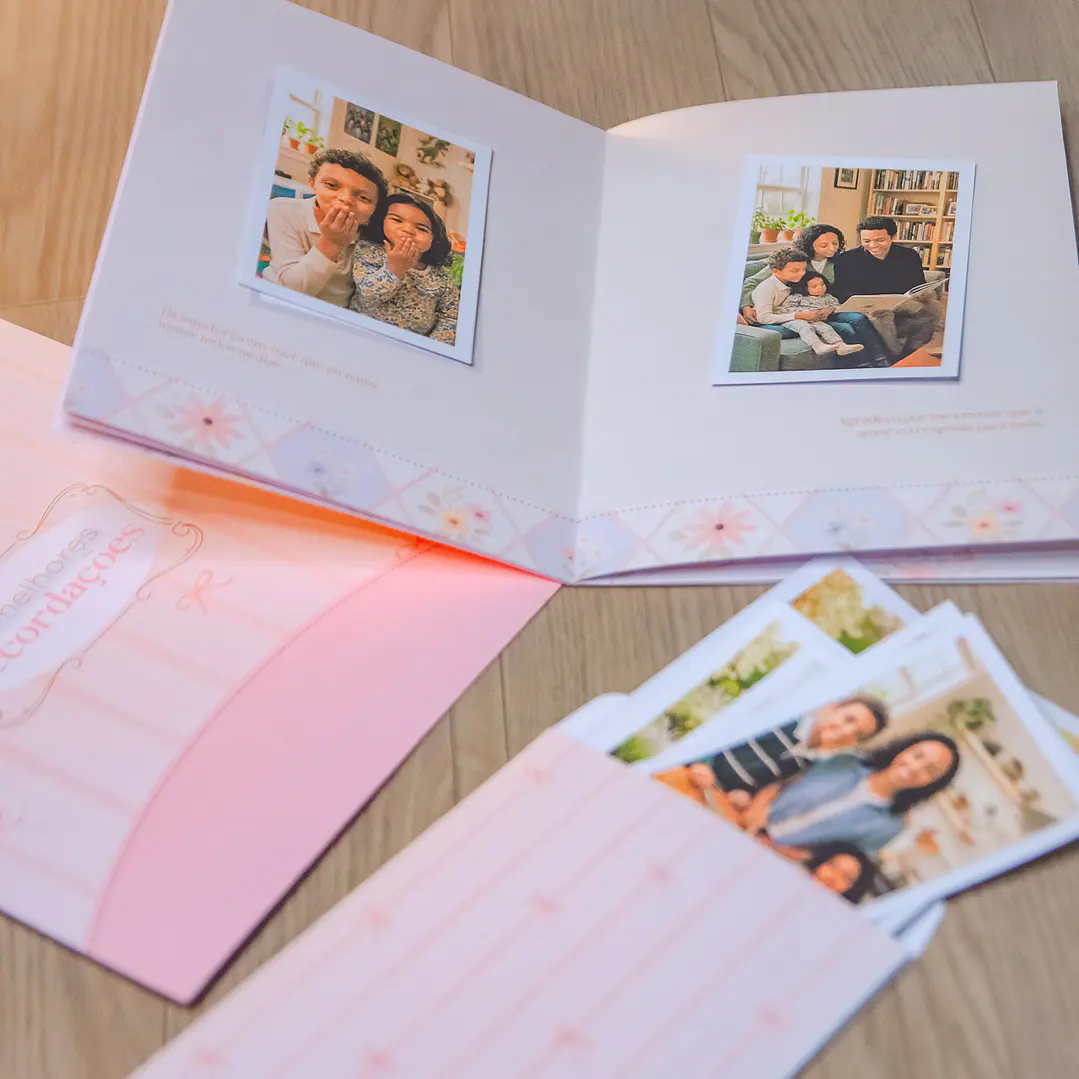 Arquivo Dia das Mães Kit Álbum de Fotos Grampeado  7