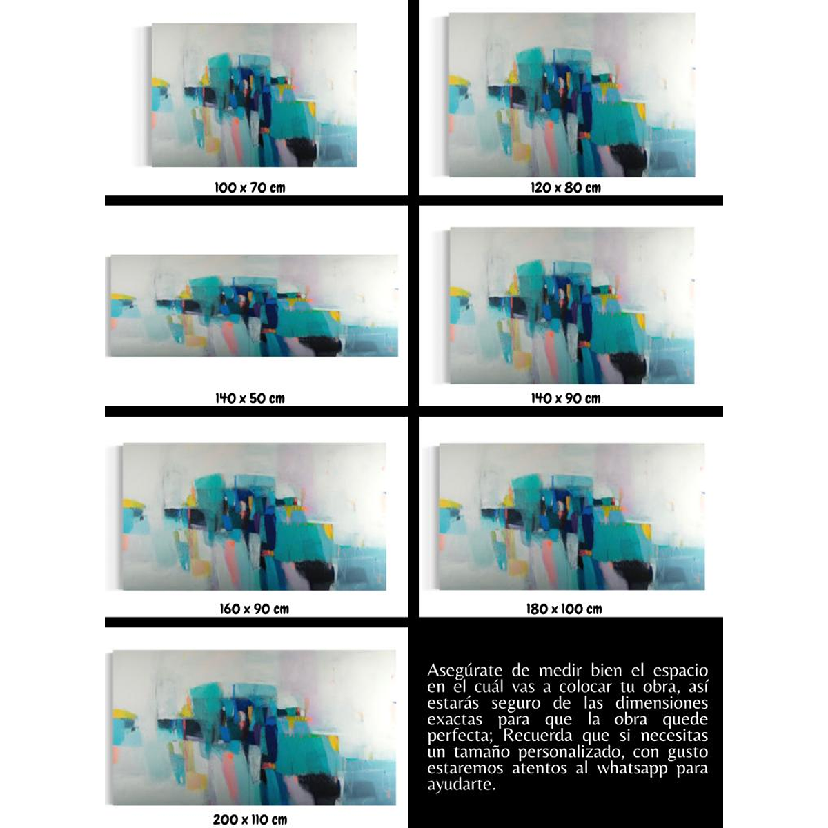 Cuadro abstracto CRISTAL GODA (Galería ojos