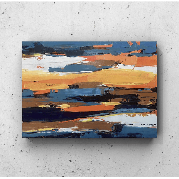 Cuadro Abstracto: AMBAR 1