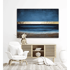 Cuadro Abstracto: ORO DEL MAR 4