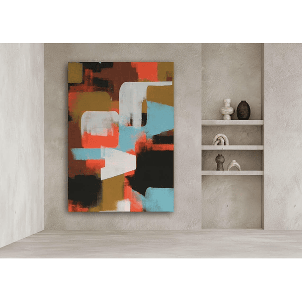 Cuadro Abstracto: RECUERDOS 4