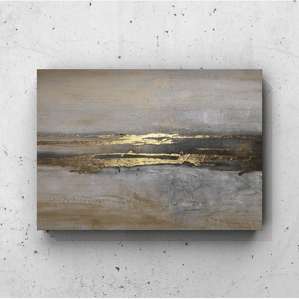 Cuadro Abstracto: ESPEJOS DE ABUNDANCIA 1