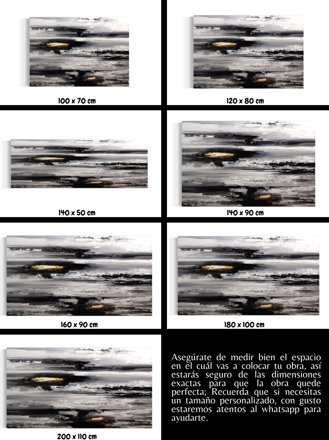 Cuadro Abstracto: POEMAS DEL MAR  5