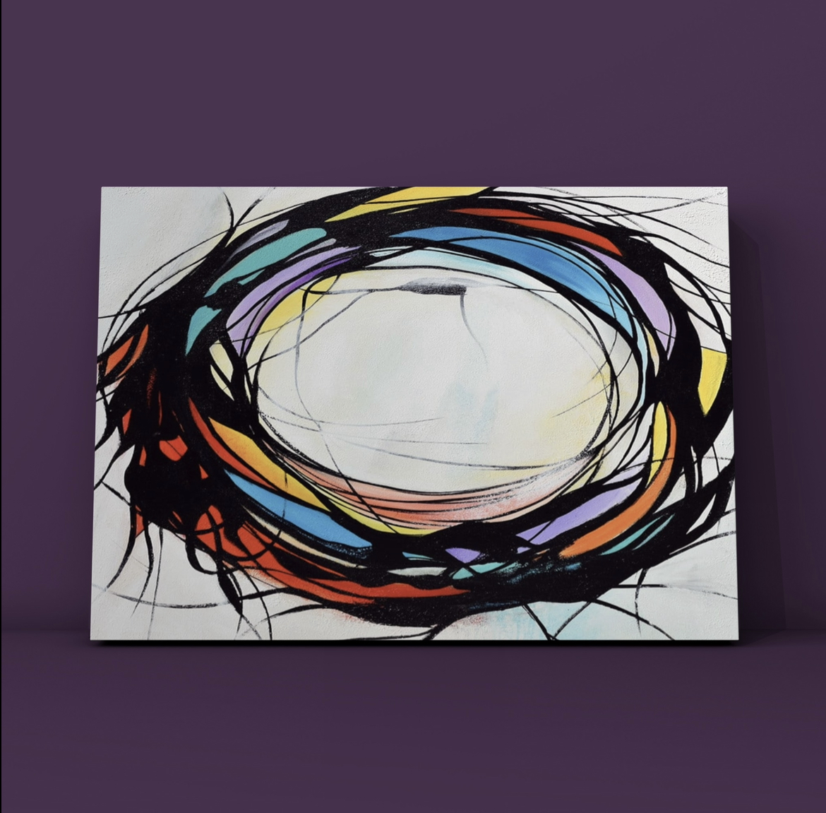 Cuadro Abstracto: AURORA 3