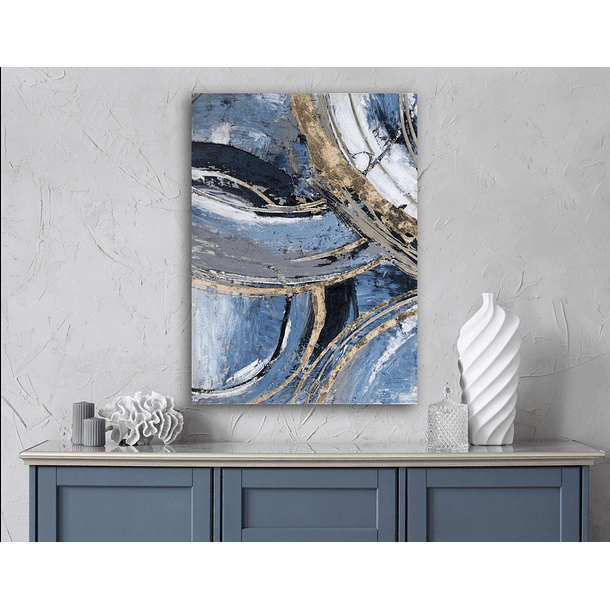 Cuadro Abstracto: EROSIÓN MARINA 4