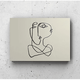 Cuadro Minimalista: DUALIDAD