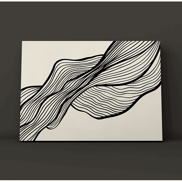 Cuadro Minimalista: OLAS 3