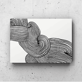 Cuadro Minimalista: TEJIDOS