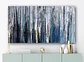 Cuadro Abstracto: LLUVIA DE PLATA - Miniatura 4
