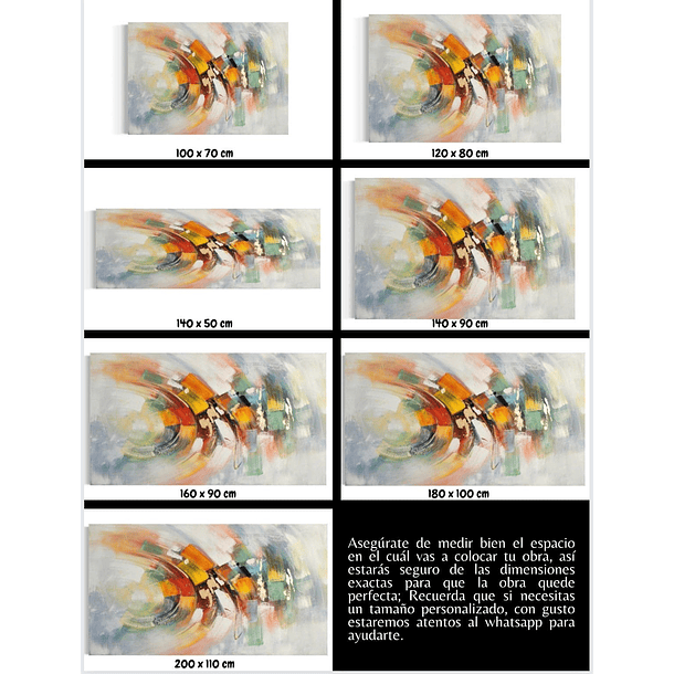 Cuadro Abstracto: MATIZ 5