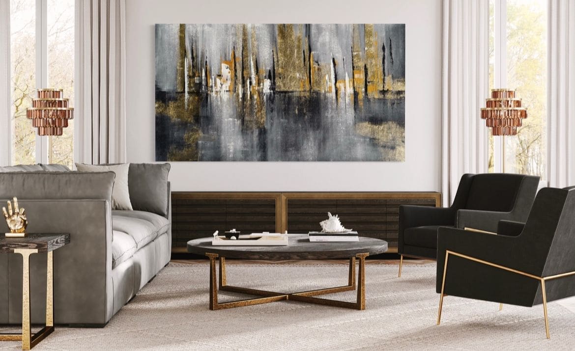 Cuadro Luxury: PILARES DE FORTUNA 2