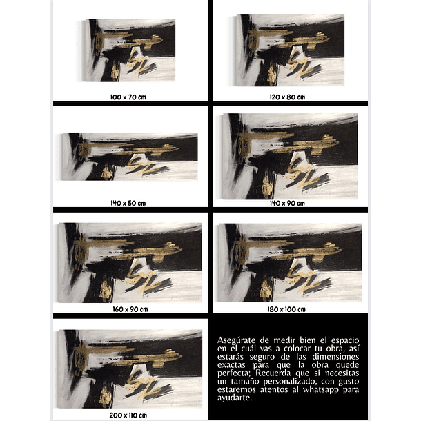 Cuadro Luxury: RITMO FUGAZ  5