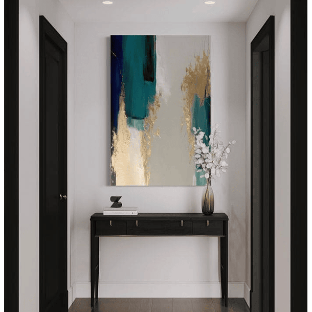 Cuadro Luxury: MAGIA ESMERALDA  2