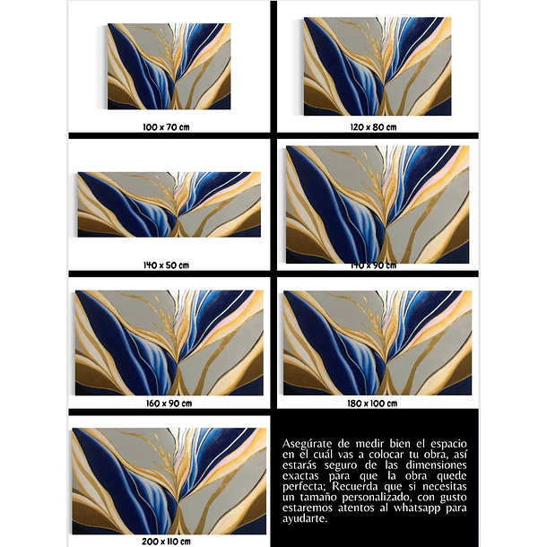 Cuadro Luxury: FLOR DE LUZ  5