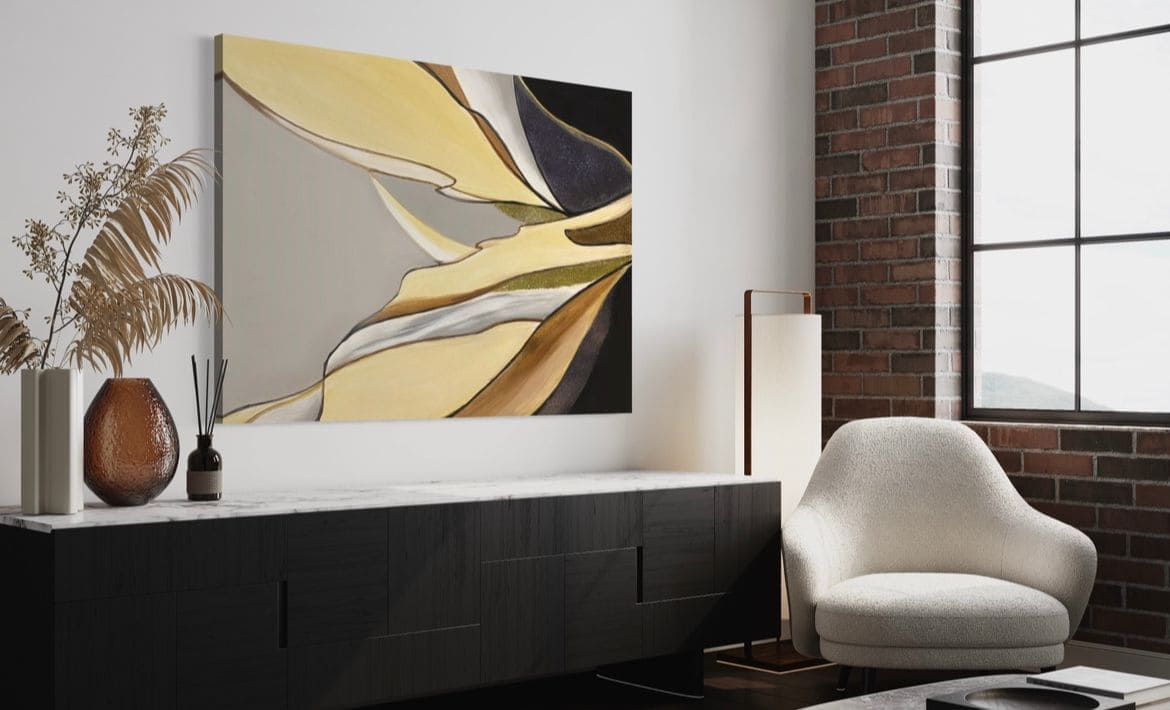 Cuadro Luxury: HOJAS DE ABUNDANCIA  4