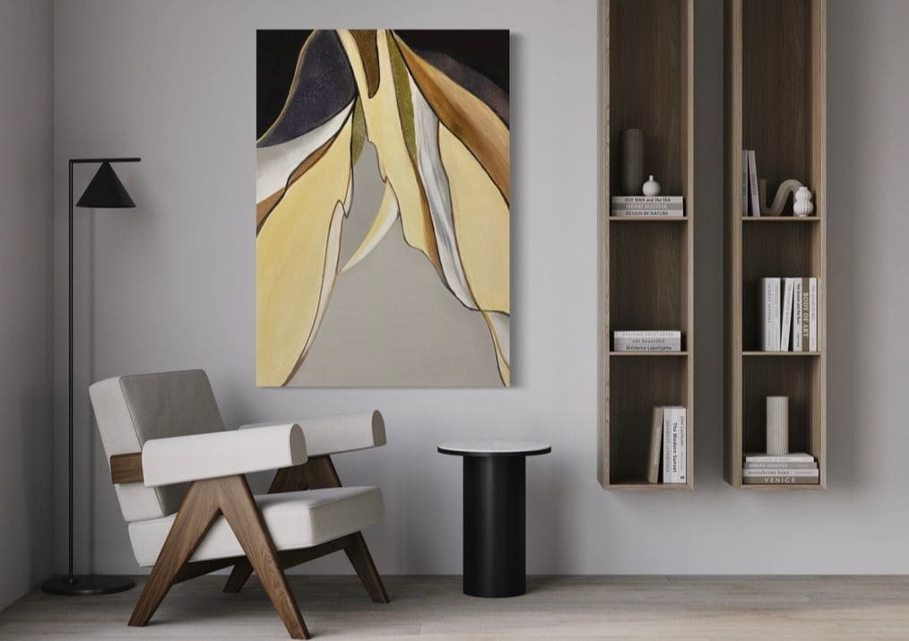 Cuadro Luxury: HOJAS DE ABUNDANCIA  2