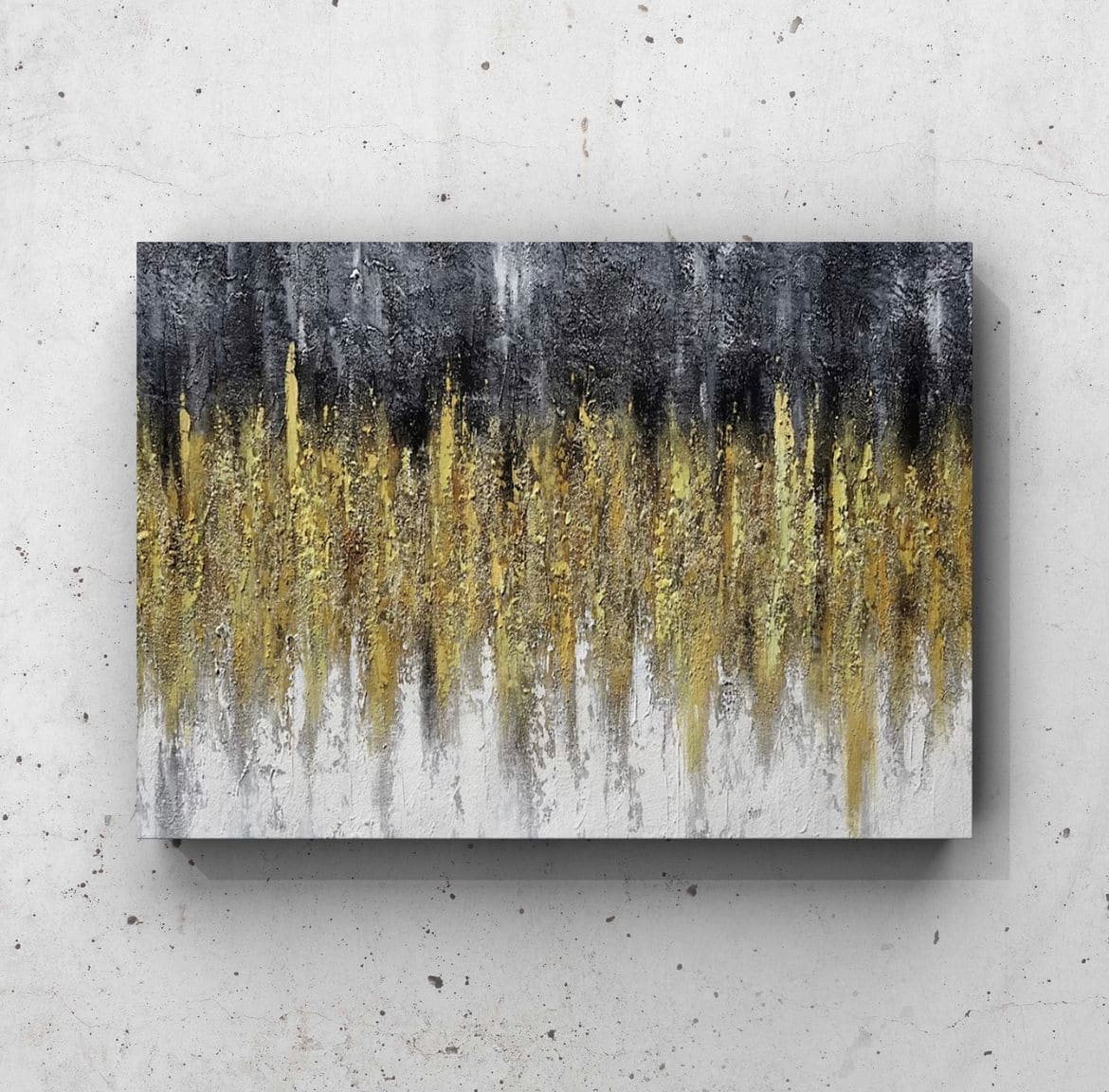 Obra de arte abstracta: PRADERA  1