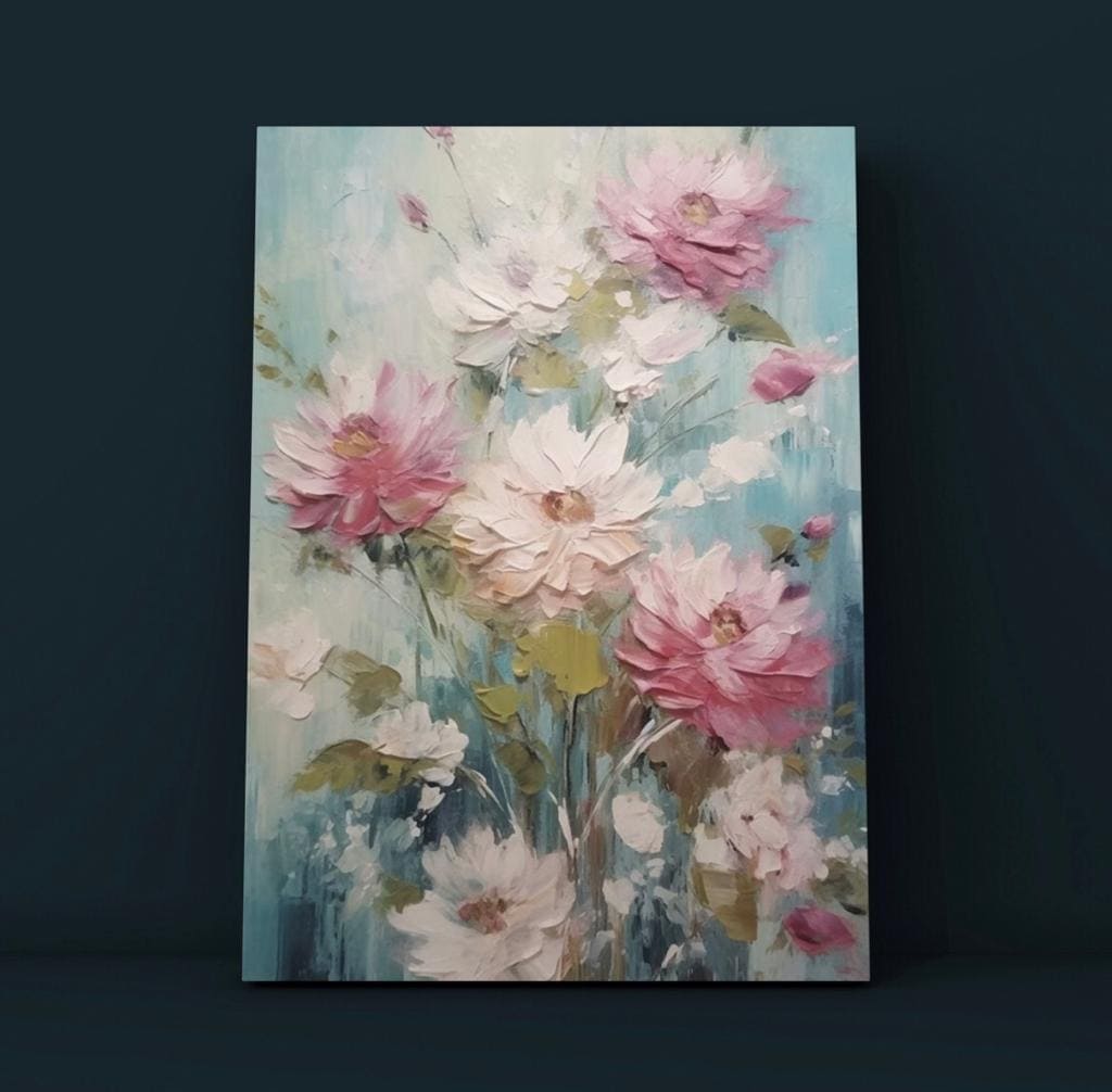 Cuadro Botánica: FLOR DE ESPÁTULAS  3