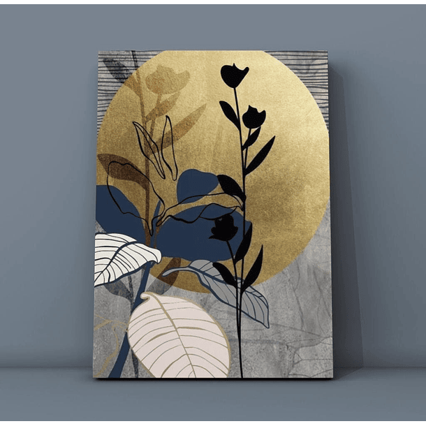 Cuadro Botánica: LUNA DE ABUNDANCIA  3