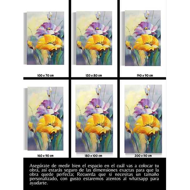 Cuadro Botánica: AMARILLO 5