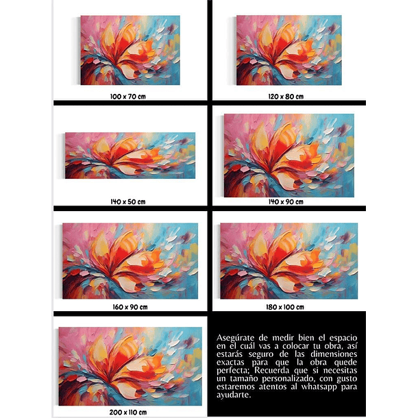 Cuadro Botánica: LA MÁS BELLA  5