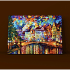 Cuadro Paisajes: CASAS DE COLORES 3