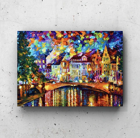 Cuadro Paisajes: CASAS DE COLORES
