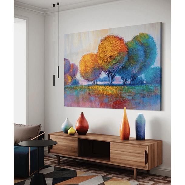 Cuadro Paisajes: BOSQUE COLORIDO  4