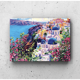 Cuadro Paisajes: SANTORINI