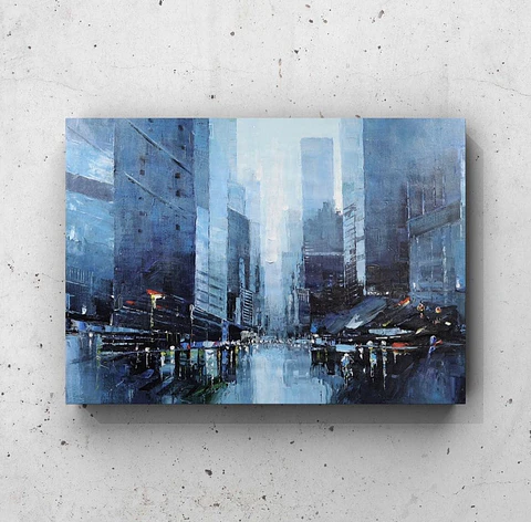 Cuadro Paisajes: NEW YORK AZUL 