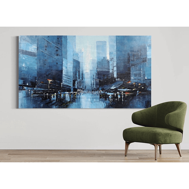 Cuadro Paisajes: NEW YORK AZUL  4