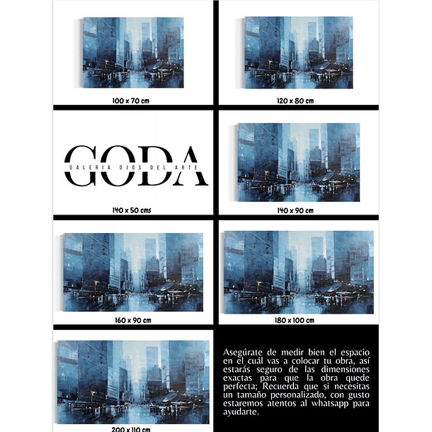 Cuadro Paisajes: NEW YORK AZUL  5