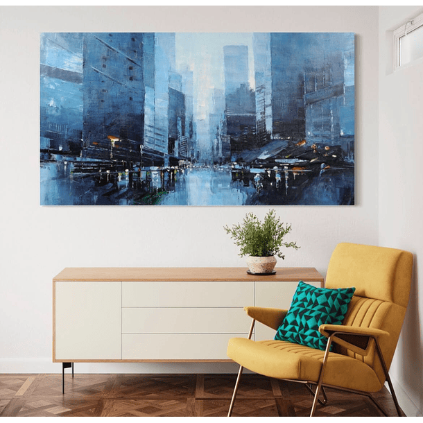 Cuadro Paisajes: NEW YORK AZUL  2