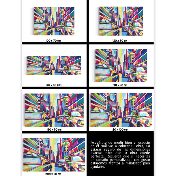 Cuadro Paisajes: NEW YORK COLORIDO 5