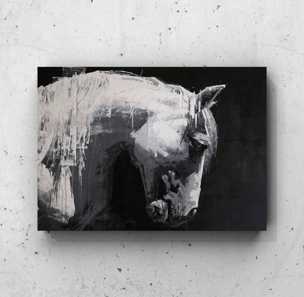 Cuadro Animales: CABALLO BLANCO  1