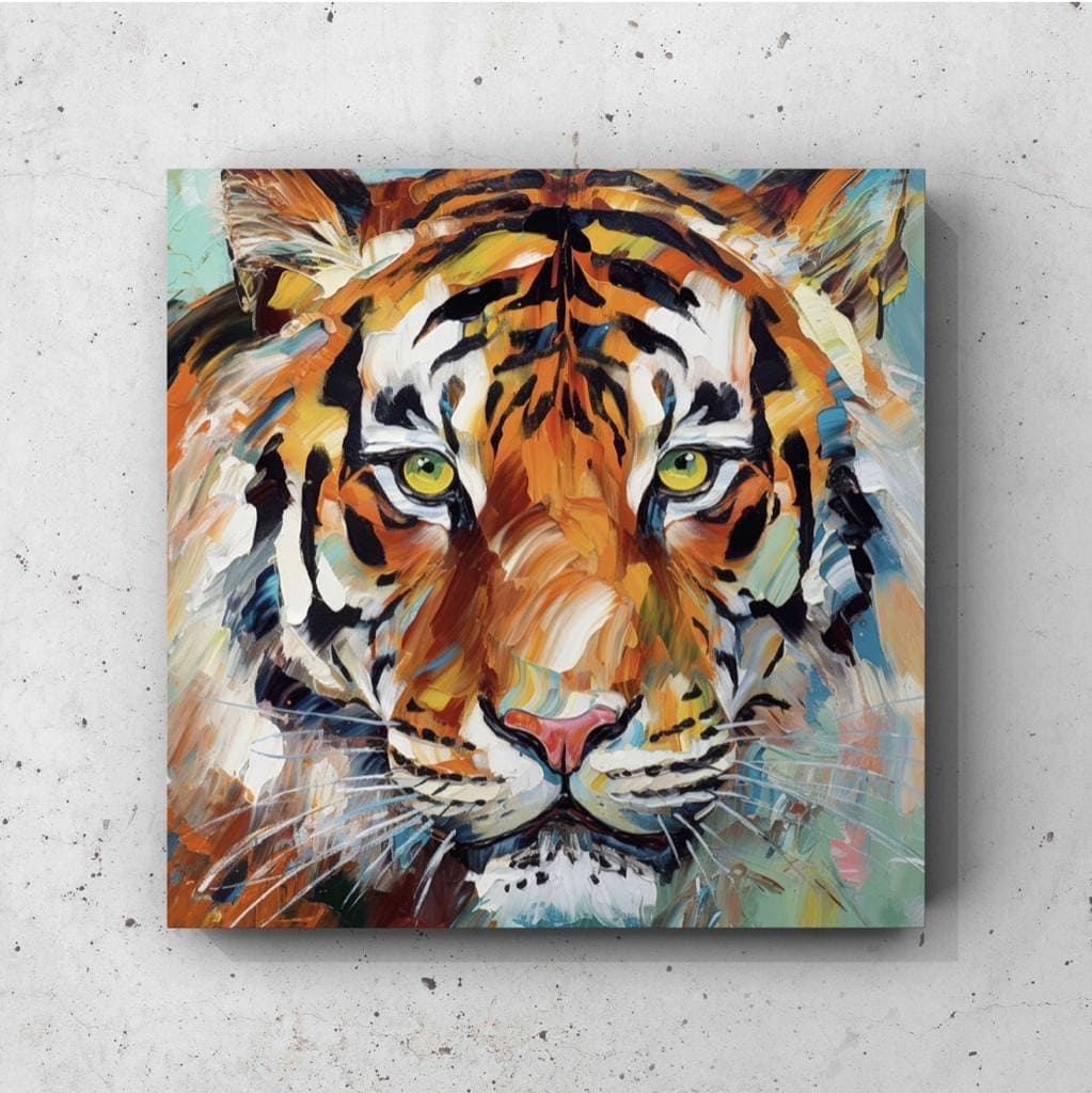 Cuadro Animales: CABEZA DE TIGRE  1
