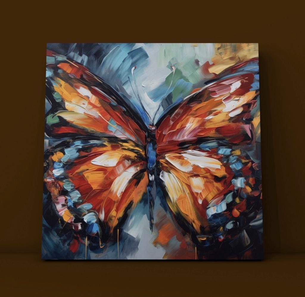 Cuadro Animales: MARIPOSA MONARCA  3