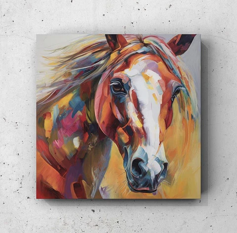 Cuadro Animales: MIRADA DE CABALLO 