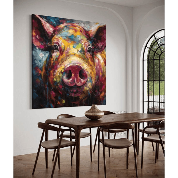 Cuadro Animales: CERDO 4